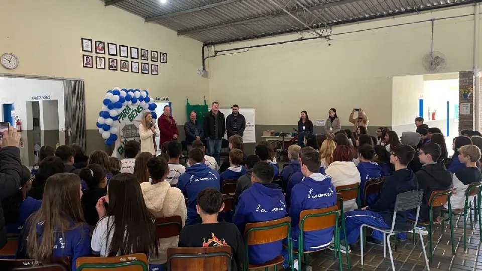Prefeitura de Guabiruba reforça proteção à infância com ação nas escolas