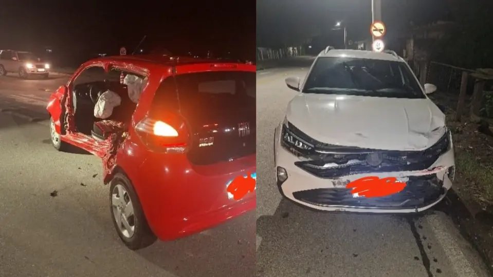 Fiat Mobi corta a trajetória do Nivus e causa acidente, diz polícia