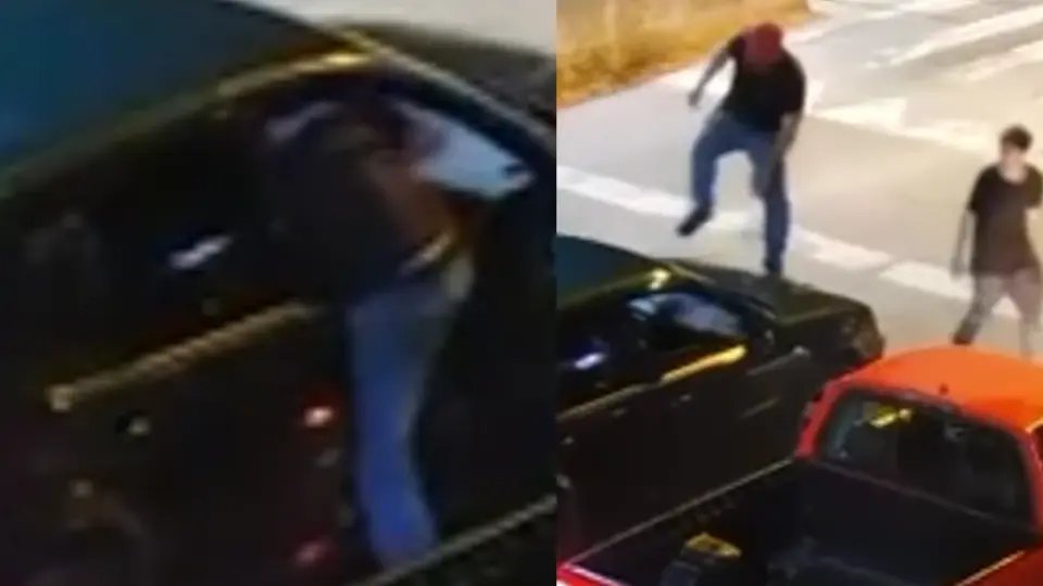 (VÍDEO) Briga de trânsito termina com motorista sendo agredido no Santa Terezinha