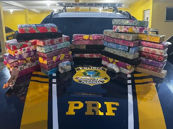 Homem é preso com quase 30 quilos de maconha na BR-101