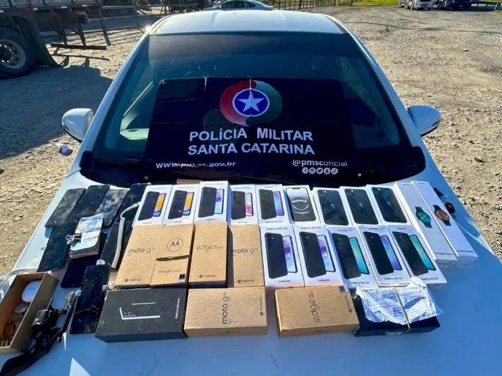 Assaltante é preso e celulares são recuperados em São João Batista