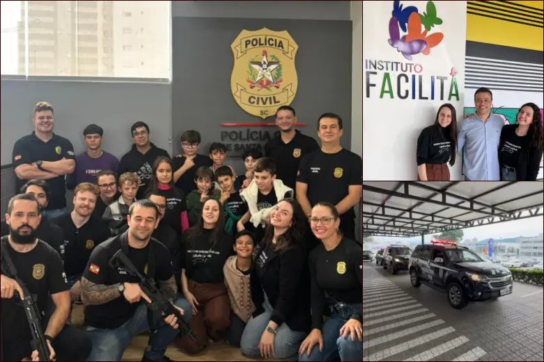 (VÍDEO) Polícia e Instituto Facilitá realizam ação que une educação e segurança pública
