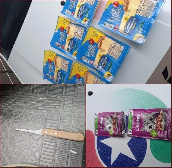 Homem tenta sair com produtos escondidos, mas acaba preso