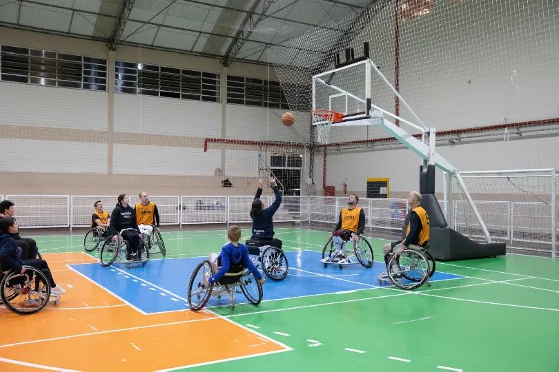 Estudantes da UNIFEBE participam de vivência com atletas da Apedeb