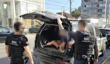 DIC de Brusque prende suspeito de homicídio cometido no estado de Rondônia