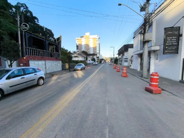 Primeira etapa da recuperação asfáltica da rua Hercílio Luz inicia nesta segunda-feira (21)