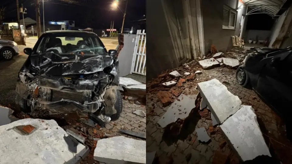 Moradores se assustam com barulho e com cenário