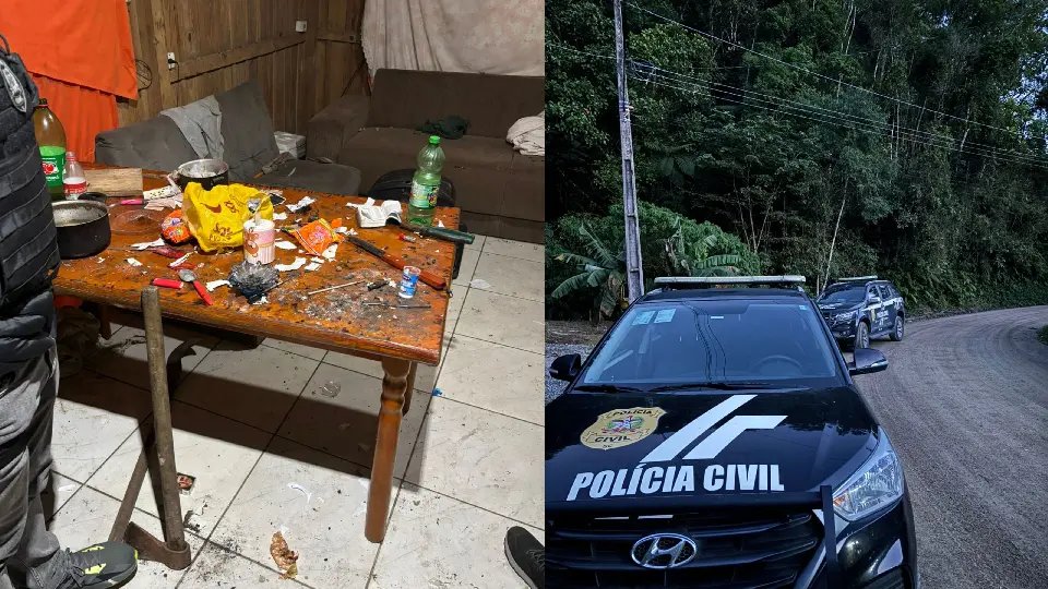 Polícia Civil cumpre mandados contra o tráfico de drogas em Botuverá