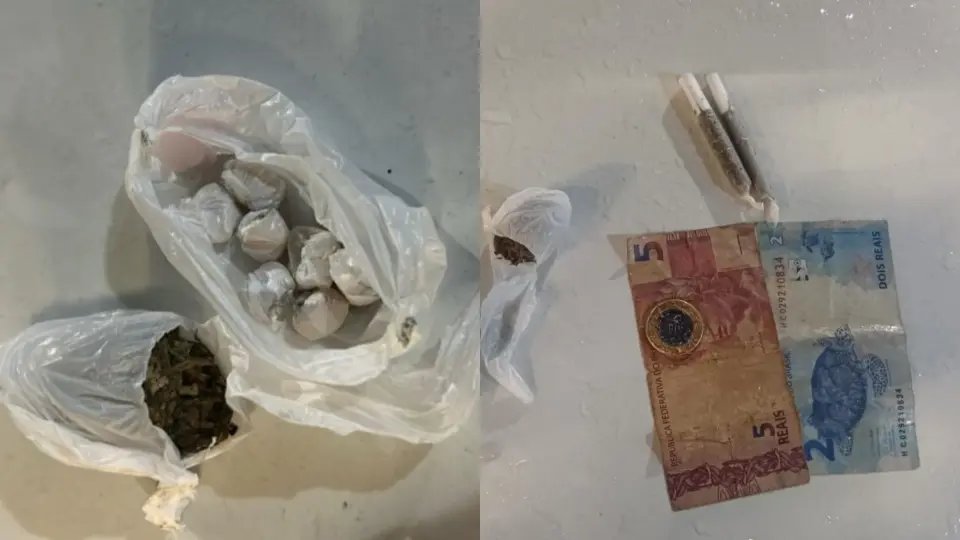 Abordagem revela drogas com adolescente no Azambuja