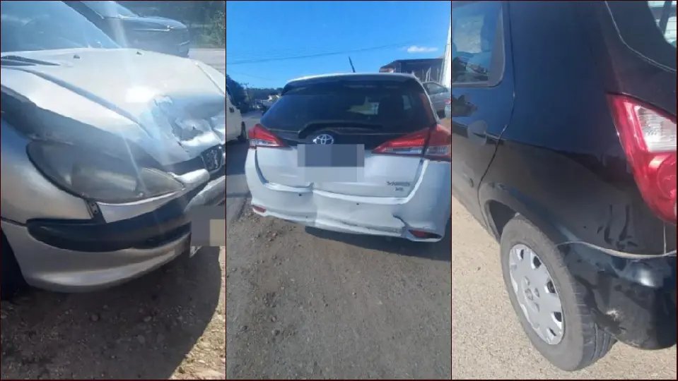 Acidente entre carros é registrado no Maluche