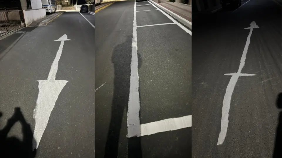 Pintura torta de sinalização na rua chama atenção dos moradores de Botuverá