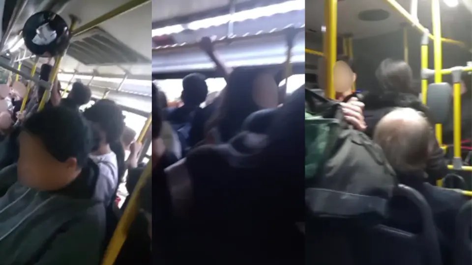 (VÍDEO) Caos: linha de ônibus do transporte coletivo não suporta mais a demanda