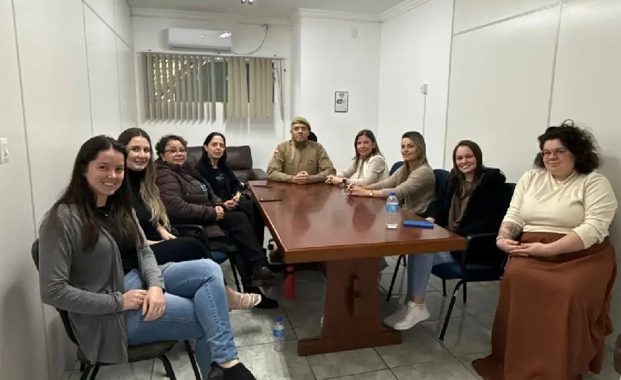 PM promove diálogo com Conselho Tutelar e CRAS em Botuverá