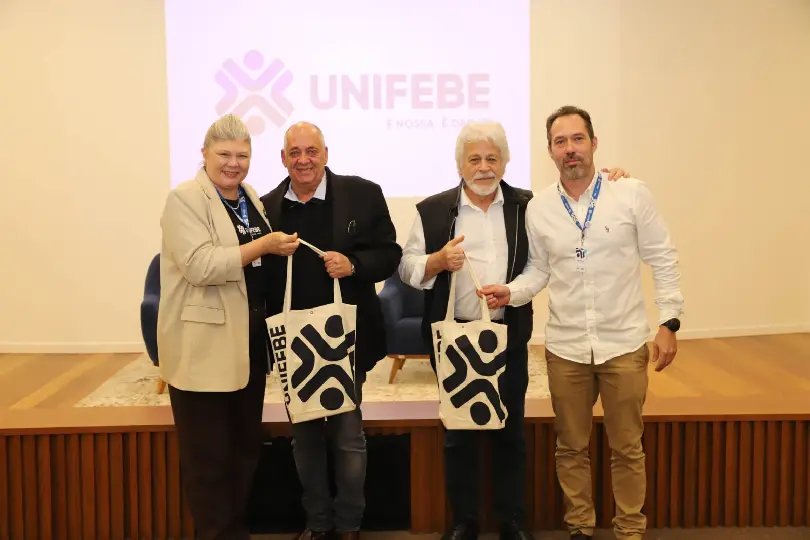 UNIFEBE recebe herdeiros do legado de Oscar Niemeyer
