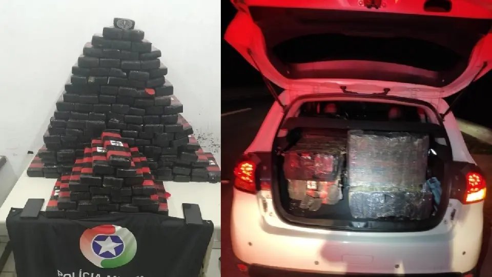 Promessa de R$ 2 mil vira prisão com 134 kg de maconha no carro