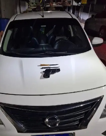 PM recupera carro de motorista de aplicativo após assalto