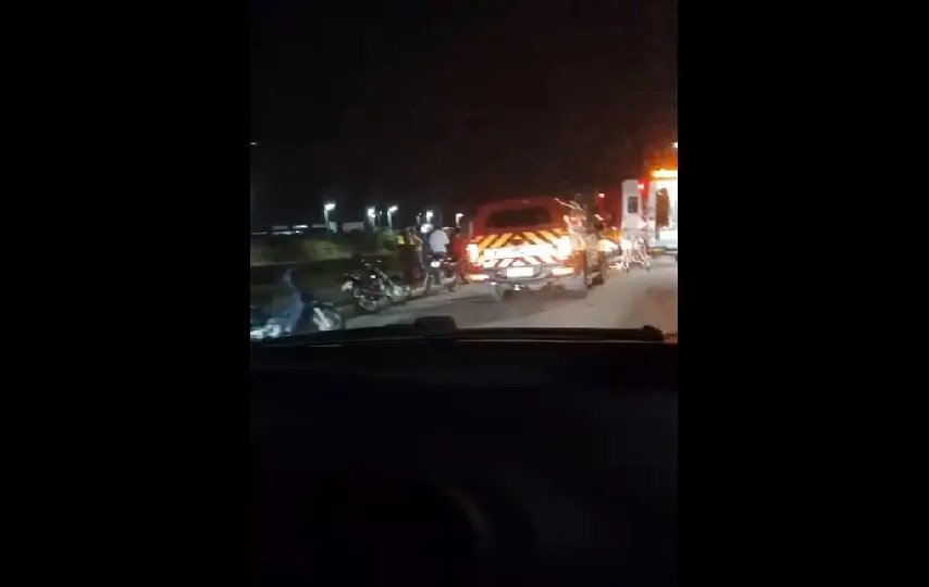 (VÍDEO) Motociclista vai parar no hospital após acidente em Brusque