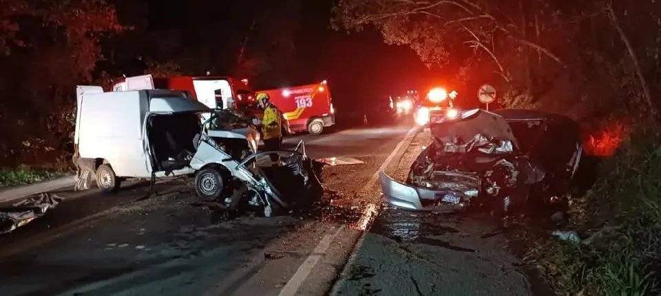 Homem morre em acidente violento na SC-350