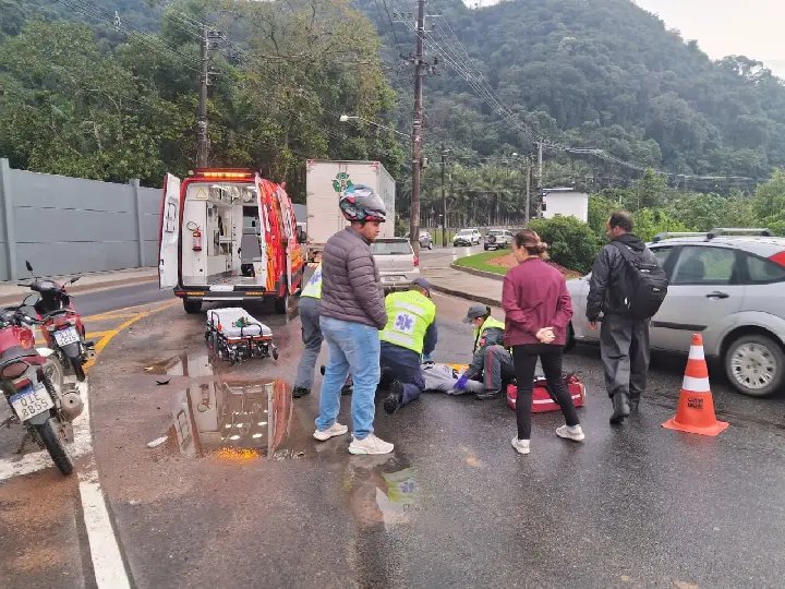 (VÍDEO) Jovem se fere em acidente no Rio Branco