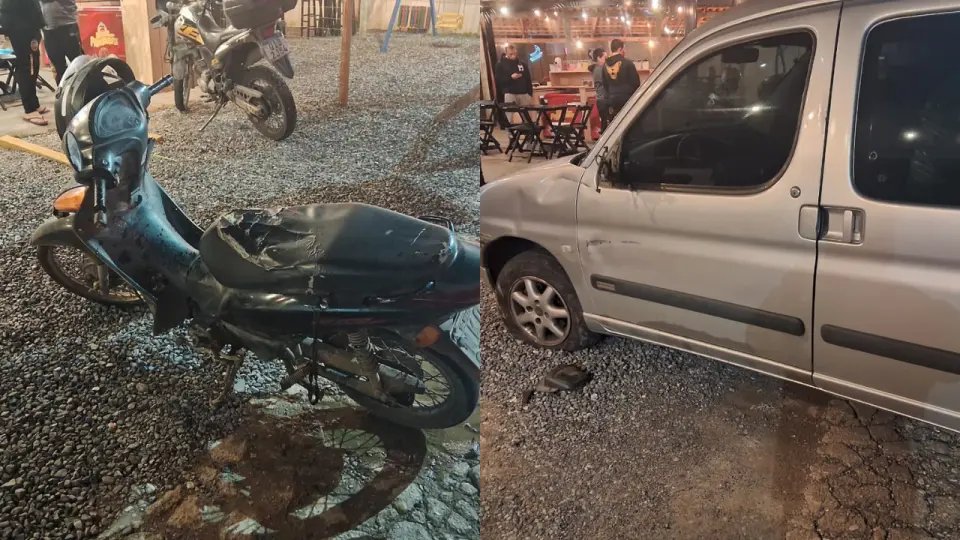 (VÍDEO) Jovens são socorridas após colisão na Primeiro de Maio
