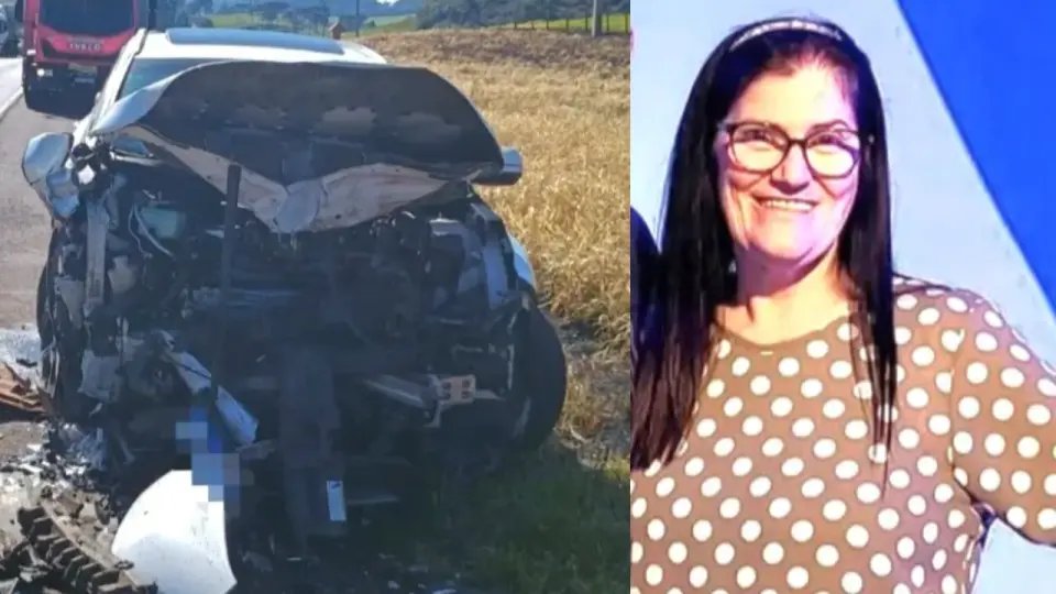 Moradora de Guabiruba perde a vida em acidente violento
