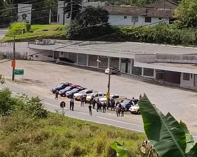 (VÍDEO) Viaturas chamam atenção em Brusque durante treinamento da Guarda de Trânsito