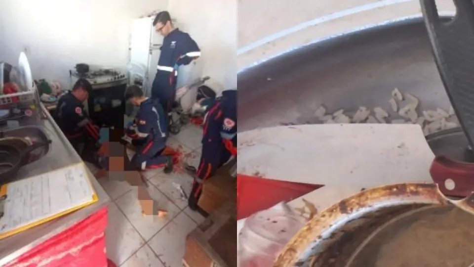 Mulher dá facada no peito do companheiro alegando legítima defesa
