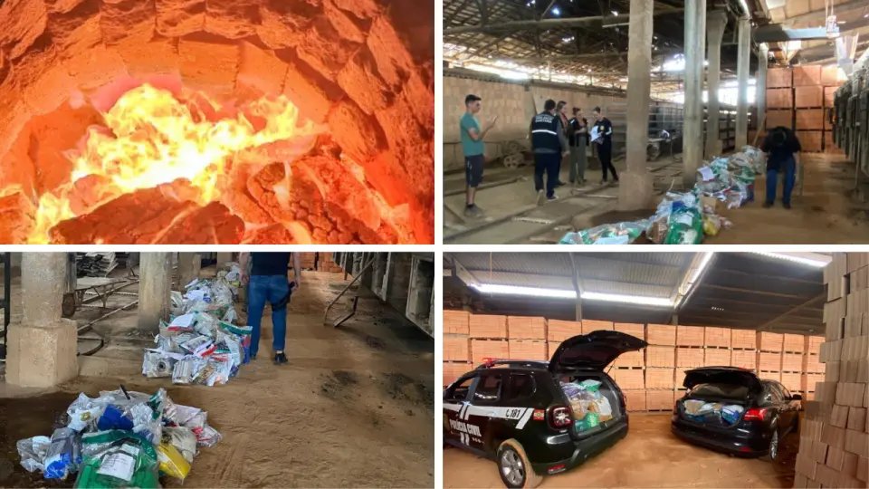 Cerca de 1 tonelada de drogas é incinerada pela Polícia Civil