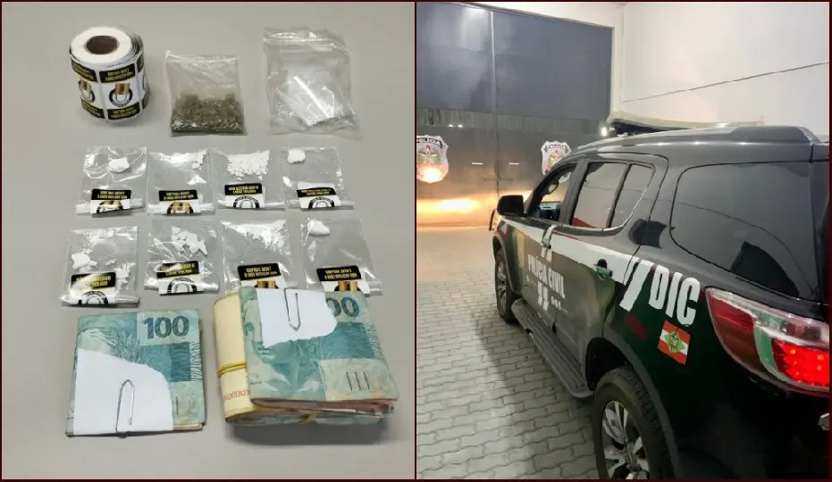 Operação no Azambuja e Águas Claras mira grupo ligado ao tráfico de droga