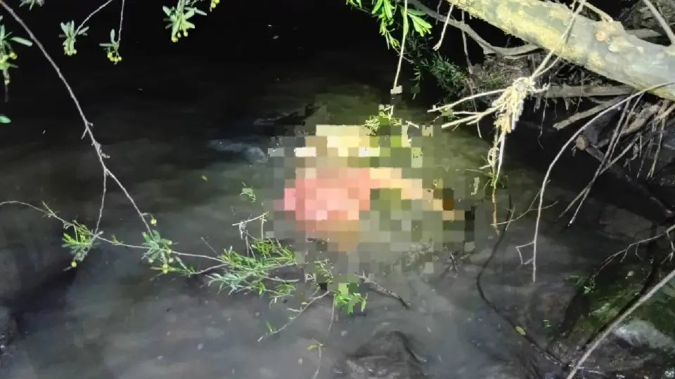 Corpo é achado boiando sem documentos no Rio do Peixe