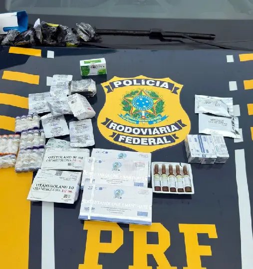 Apreensão de anabolizantes, tirzepatida e cigarros ilegais leva homem à prisão