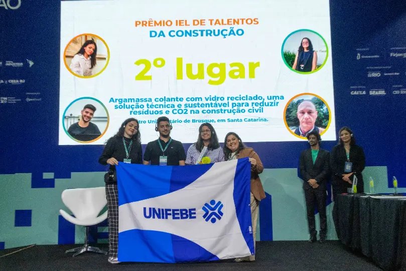 Projeto inovador da UNIFEBE é destaque em competição nacional de construção