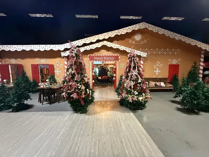 Casa de Natal da Havan traz variedade e inspiração para decoração natalina
