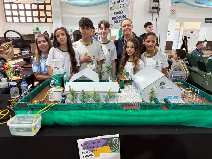 Pequenos gênios, grandes ideias: estudantes da rede municipal encantam na EduTech 2025