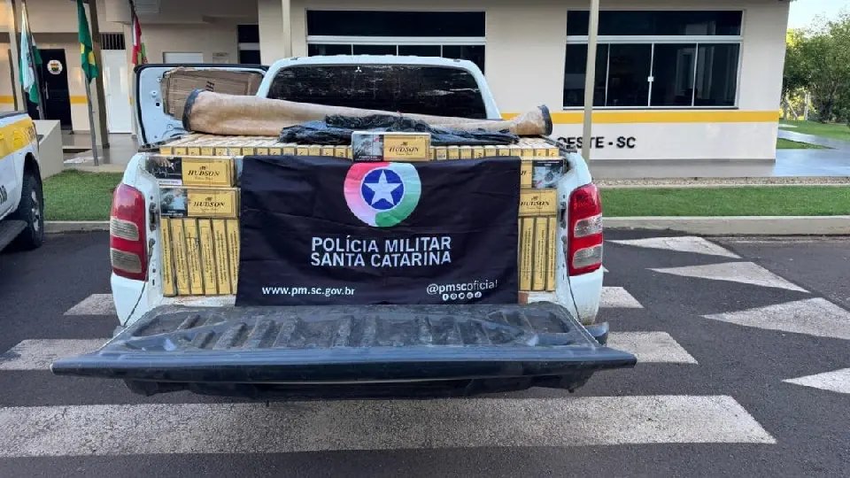 PMRv apreende carga de cigarros contrabandeados avaliada em R$ 265 mil