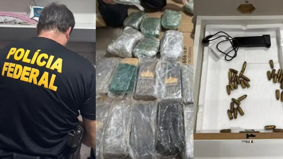 PF desarticula quadrilha envolvida em tráfico internacional de drogas e armas
