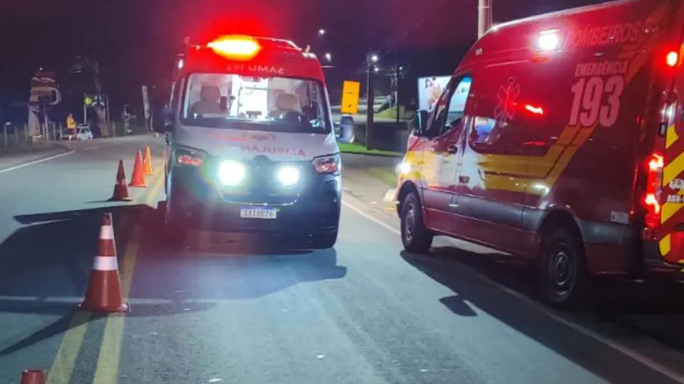 Colisão entre motocicletas deixa dois feridos na Rodovia Ivo Silveira