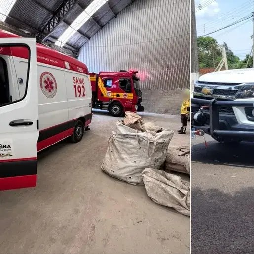 Trabalhador morre após cair dentro de máquina de produção em empresa