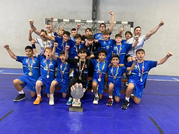 Brusque conquista título estadual da Liga SC de Handebol Sub-12