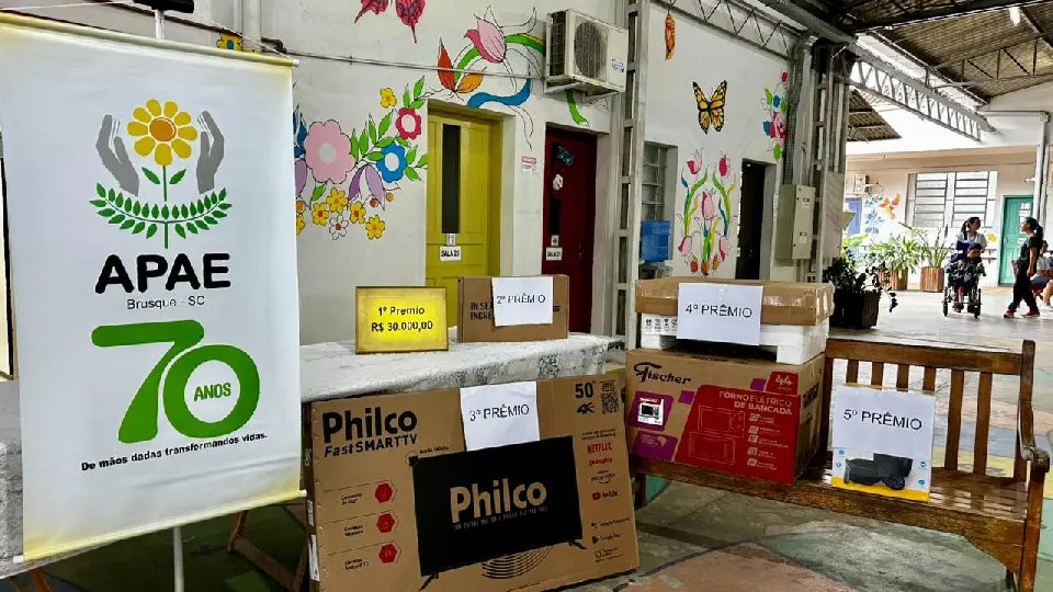 Apae de Brusque divulga ganhadores da Rifa 2025