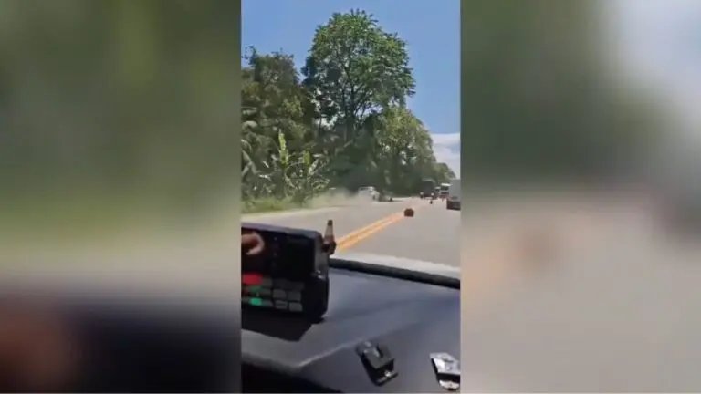 Suspeita de roubo vira perseguição na BR-470