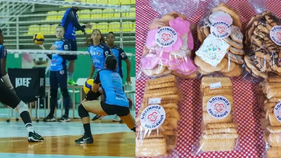 Vôlei Solidário de Natal promove ação beneficente durante estreia do Abel Moda Vôlei na Superliga B
