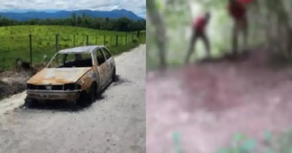 Corpo em decomposição é encontrado em área de mata