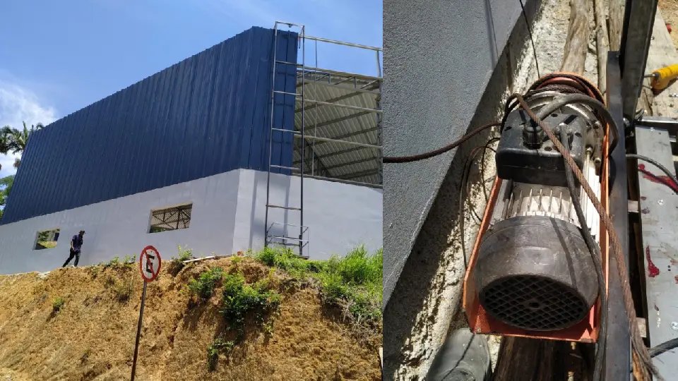 Bombeiros atualizam ocorrência de queda de trabalhador em galpão