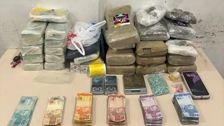 PM apreende grande quantidade de drogas em operação neste domingo