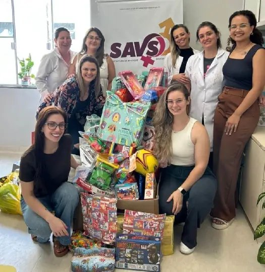 Ação solidária da UNIFEBE beneficia crianças atendidas pelo SAVS