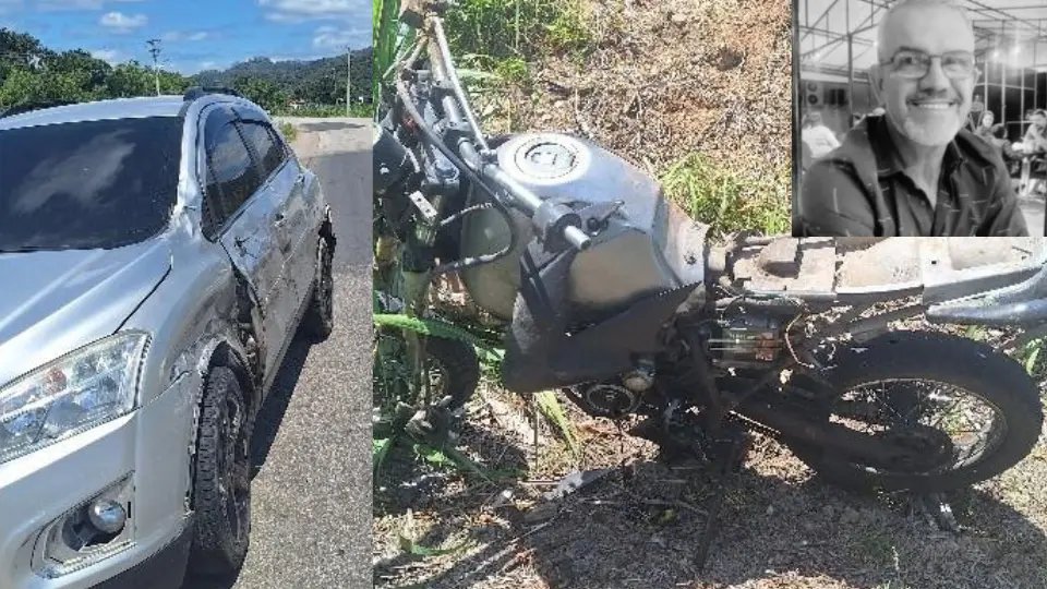 Motociclista morre após colisão com carro em São João Batista 