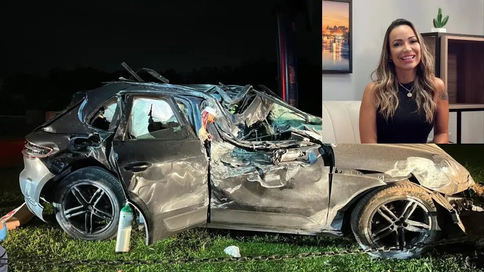 Passageira morre em acidente com Porsche conduzido por motorista bêbada em BC