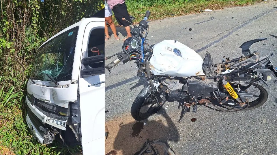 Motociclista morre em colisão frontal com caminhão na SC-108