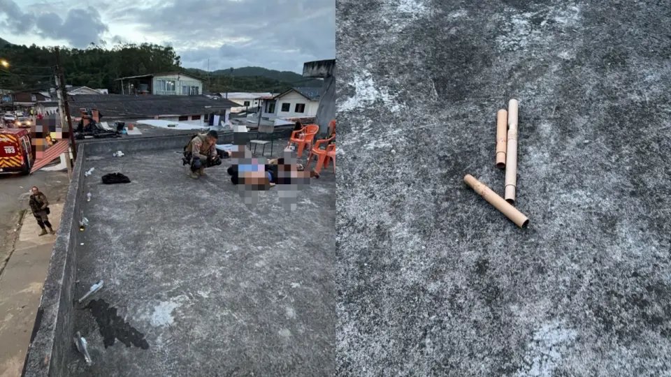 Dois homens são presos após ataque com fogos de artifício contra PM 